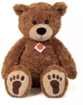 HERMANN TEDDY 913207 Teddy braun mit Tatzen 55 cm