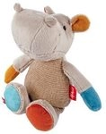 SIGIKID 43229 Kuscheltier Flusspferd Nilpferd Patchwork Yellow