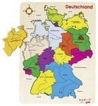 GOKI 57860 Einlegepuzzle Deutschland II