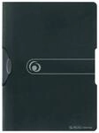 Herlitz Express Clip Hefter PP A4 opak schwarz 30 Blatt