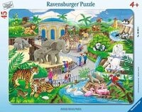 RAVENSBURGER 6661 Kinderpuzzle Besuch im Zoo