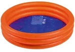 Happy People 3 Ring-Pool Planschbecken Kinderpool Schwimmbecken orange/blau