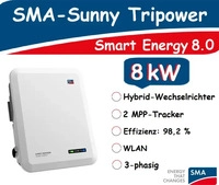 SMA Sunny Tripower 8.0 Smart Energy - STP8.0-3SE-40 0 % f&uuml;r Privatkunden