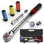 Drehmomentschl&uuml;ssel 1/2 Zoll 40&ndash;210 Nm im Set &ndash; T&Uuml;V & GS gepr&uuml;ft mit...