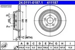 Bremsscheibe 24.0111-0187.1
