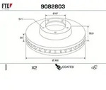 Bremsscheibe 9082803