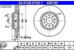 Bremsscheibe 24.0126-0192.1