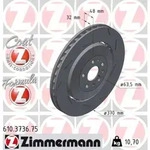Zimmermann 610.3736.75 Bremsscheibe Formula Z