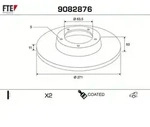 Bremsscheibe 9082876