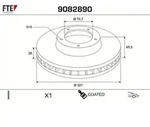 Bremsscheibe 9082890