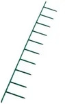 100 Bindek&auml;mme HPVC, 10 PIN, bis 250 Blatt, gr&uuml;n, 100 St&uuml;ck, Hart-PVC
