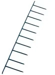 100 Bindek&auml;mme HPVC, 10 PIN, bis 500 Blatt, blau, 100 St&uuml;ck, Hart-PVC