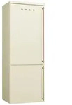 Smeg FA8005LPO6 Freistehender K&uuml;hlschrank, Gefrierfach unten, Creme