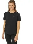 Asics Damenlaufshirt Road SS Top - schwarz / 38