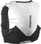 Salomon Trinkrucksack ADV 5 Race Flag - schwarzwei&szlig; / L