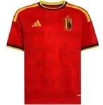 Belgien Kinderfu&szlig;ballshirt Home 2026, Heimtrikot mit Climacool f&uuml;r Training,...