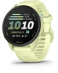 Garmin Forerunner 70, Zitrone mit Schnellwechsel-Armband 20 mm Silikon - hellgr&uuml;n /