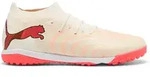 Puma Fu&szlig;ballschuhe Future 9 Match TT, Sugared Almond-Puma White-Ultra Red-Puma - rot
