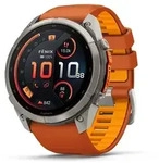 Garmin Fēnix&reg; 9 Pro &ndash; inReach&reg;, 51mm Titan mit Silikon-Armband Autumn