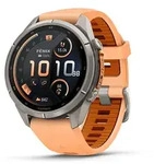Garmin Fēnix&reg; 9 Pro &ndash; inReach&reg;, 43mm Titan mit Silikon-Armband Shell...