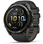 Garmin Fēnix&reg; 9 Pro &ndash; inReach&reg;, 51mm Carbongrau DLC Titan mit Silikon-Armband