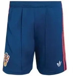 Kroatien Herrenfu&szlig;ballhose Ausw&auml;rtsshorts 26/27 - dunkelblau / XL