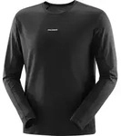 Salomon Herrenshirt Shakeout Core LS Tee - schwarz / S