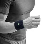 Bauerfeind Sports Wrist Strap, schwarz - schwarz / L/XL