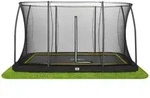 Salta Trampolin Comfort Edition Ground - 366x244cm - Rechteckig Gr&uuml;n - 366x244 cm /