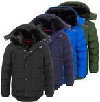 H&ouml;henhorn Bergoo Kinder Winter Jacke Jungen Quilted Steppjacke Gef&uuml;ttert 116