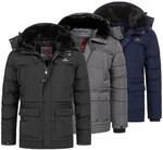 H&ouml;henhorn Achalm Herren Winter Jacke Quilted Steppjacke Gef&uuml;ttert Winterjacke S