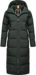 Wasserdichter Winter Steppmantel mit Kapuze "Patrise" Dark Green XS
