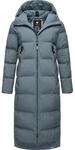 Wasserdichter Winter Steppmantel mit Kapuze "Patrise" Grey XS