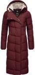 wasserdichter Winter Steppmantel "Pavla Long" Wine Red L