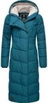 wasserdichter Winter Steppmantel "Pavla Long" Deep Ocean23 XXXL