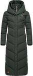 Steppmantel mit Kapuze "Natalka Extralong" Dark Green XS