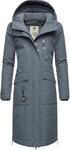 Langer wasserdichter Winterparka mit Kapuze "Refutura Remake" Grey XXL
