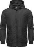 Leichte &Uuml;bergangsjacke mit Kapuze "Stewie II" Black S