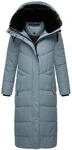 Extralanger Steppmantel "Hingucker XIV" Powder Blue XS