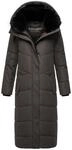Extralanger Steppmantel "Hingucker XIV" Anthracite XS
