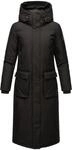 Extralanger Wintermantel mit Kapuze "Wolkenfrost XIV" Black XS
