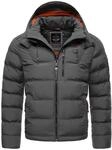 Kurze Winter Steppjacke "Arvidoo" Anthracite XXXL