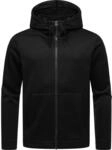 Strickjacke aus Feinstrick mit Kapuze "Fabian" Black S