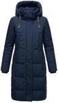 Warmer Winter Steppmantel mit Kapuze "Laryaa XVI" Navy S