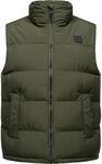 Warme wasserdichte Steppweste "Savan" Dark Olive S