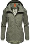 Wasserdichte &Uuml;bergangsjacke mit Kapuze "Danka" Olive24 XS