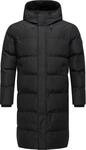 Wasserdichter Steppmantel mit Kapuze "Nordwey" Black S