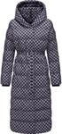 Mantel mit angesagtem Hahnentritt Muster "Niara Long Print" Lavender XS