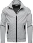 Wasserdichte &Uuml;bergangsjacke mit hohem Kragen "Collwie" Light Grey S