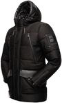 Kurzer Winterparka mit Kapuze "Mitjaa" Black XXL